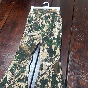 Camouflage Flare & Wide Leg Jeans